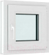 Миниатюра изображения товара Окно ПВХ Brusbox Futuruss Одностворчатое Поворотно-откидное правое 3 стекла (600x600x70)