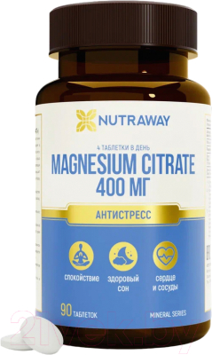Минерал Nutraway Magnesium Citrate (90шт)