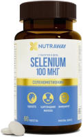Витаминно-минеральный комплекс Nutraway Selenium (60шт) - 