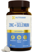 Витаминно-минеральный комплекс Nutraway Zinc + Selenium (60шт) - 