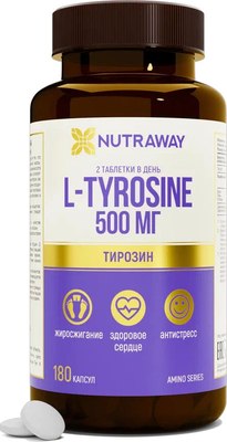 L-тирозин Nutraway 90капсул