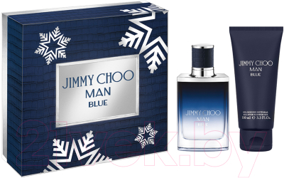 Парфюмерный набор Jimmy Choo Blue Man Туалетная вода 50мл+Гель для душа 100мл