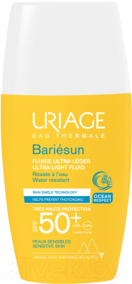 Крем солнцезащитный Uriage Bariesun Fluide Ultraleger SPF50+ (30мл)
