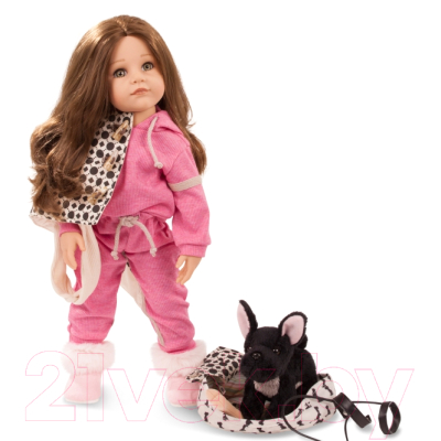 Кукла с аксессуарами Gotz Ханна с черной собакой / 2259098