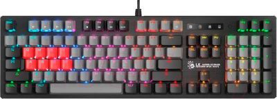 Клавиатура A4Tech Bloody B820R Dual Color (черный/серый)