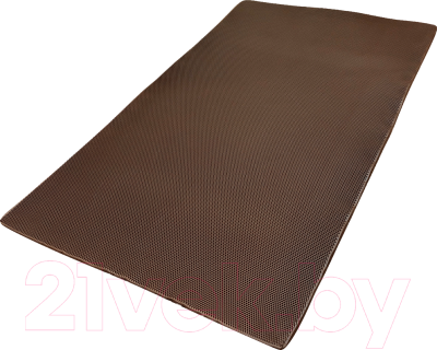 Эва лист для автоковрика Eco Cover Шестиугольник 255x140см / 0001_EL_6_4 (коричневый)