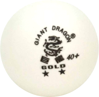 Набор мячей для настольного тенниса Giant Dragon Training Gold 2 New / 51.683.32.5 (24шт, белый) - 