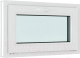 Миниатюра изображения товара Окно ПВХ Brusbox Futuruss Фрамужное открывание 3 стекла (500x1000x70)