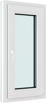 Окно ПВХ Brusbox Futuruss Одностворчатое Поворотно-откидное правое 3 стекла (1550x1000x70)