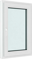 Окно ПВХ Brusbox Futuruss Одностворчатое Поворотно-откидное правое 2 стекла (1000x600x60) - 
