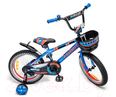 Детский велосипед FAVORIT Sport SPT-16 (синий)