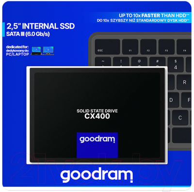 SSD диск Goodram CX400 512GB (SSDPR-CX400-512)