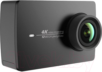 Экшн-камера YI 4K Action Camera (с моноподом, черный)