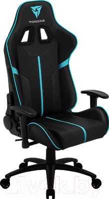 Кресло геймерское ThunderX3 BC3 Air (черный/голубой)