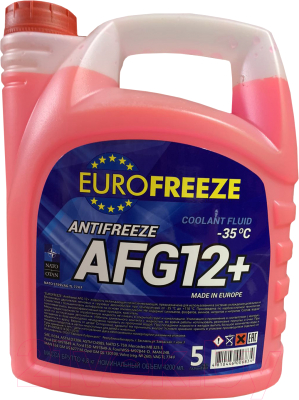 Антифриз Eurofreeze AFG 12+ -35C / 52237 (4.8кг, красный)