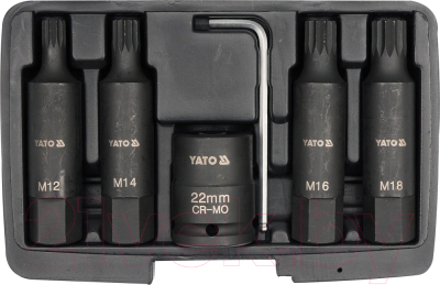 Изображение товара Набор головок слесарных Yato YT-1157