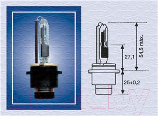 Автомобильная лампа Magneti Marelli D2R / 002542100000