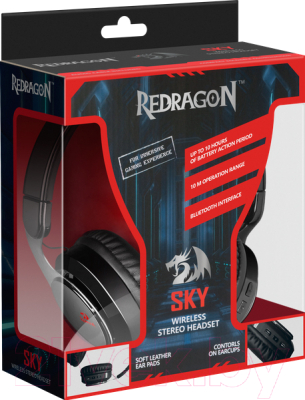 Беспроводные наушники Redragon Sky B / 64210 (черный)