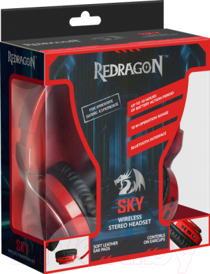 Беспроводные наушники Redragon Sky R / 64211