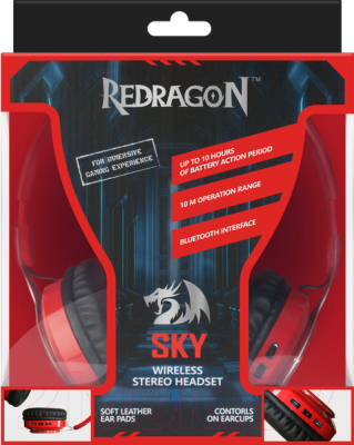 Беспроводные наушники Redragon Sky R / 64211
