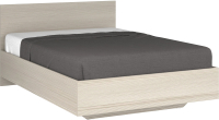 Односпальная кровать Премиум Рондо 1 90x200 (бодега светлый/глиняный серый) - 