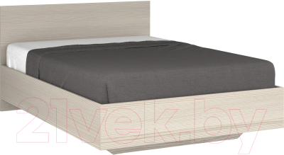 Односпальная кровать Премиум Рондо 1 90x200 (бодега светлый/глиняный серый)