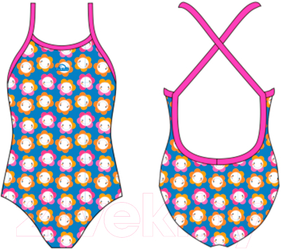 Купальник детский Turbo Happy Kids Swimsuit Girl Baby-Flowers / 83134514-0006 (р-р 24)