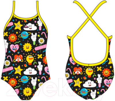 Купальник детский Turbo Happy Kids Swimsuit Girl Happiness / 83134614-0009 (р-р 22)
