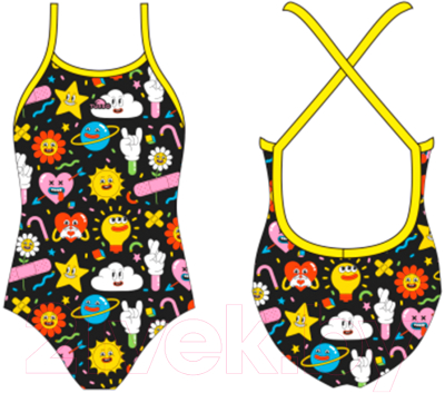 Купальник детский Turbo Happy Kids Swimsuit Girl Happiness / 83134614-0009 (р-р 26)