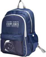 Школьный рюкзак Schoolformat Soft 2 Explore / РЮКМ2-ЭКС (синий) - 