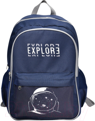 Школьный рюкзак Schoolformat Soft 2 Explore / РЮКМ2-ЭКС (синий)