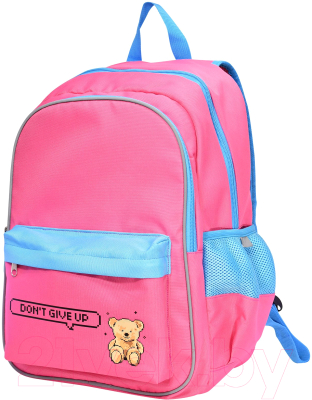 Школьный рюкзак Schoolformat Soft 2 Pixel Bear / РЮКМ2-ПКБ (бирюзовый)