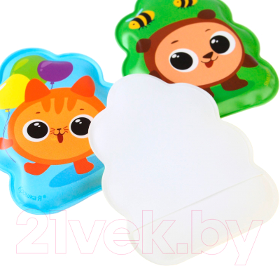 Набор игрушек для ванной Крошка Я Круглики. Цвет и предметы / 9258576