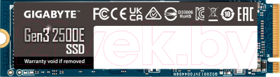 Изображение товара SSD диск Gigabyte 2500E 500GB (G325E500G)