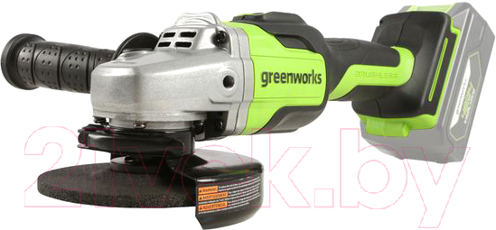 Угловая шлифовальная машина Greenworks GD24AGK4 бесщеточная 24V / 3200207UB