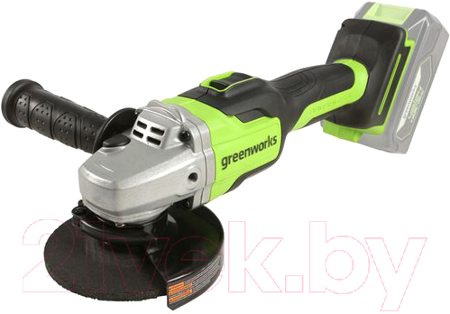 Угловая шлифовальная машина Greenworks GD24AGK4 бесщеточная 24V / 3200207UB