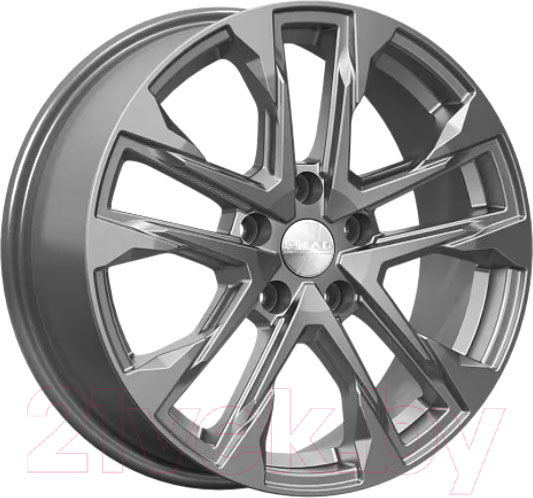 Литой диск SKAD Атакор 17x7" 5x114.3мм DIA 66.6мм ET 37мм Графит