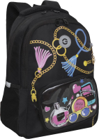 Школьный рюкзак Grizzly RG-362-3 (черный) - 