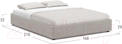 Двуспальная кровать Moon Family 1260 / К004147