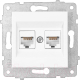 Розетка Ovivo 600-000301-230 (белый) - 