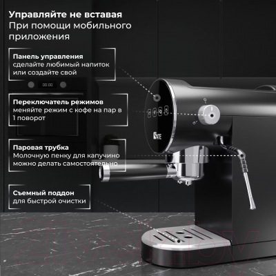 Кофеварка эспрессо Sate GT-100 (черный)