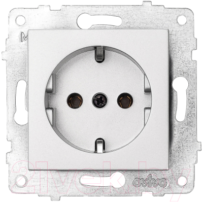 Розетка Ovivo 600-000310-217 (серебристый)