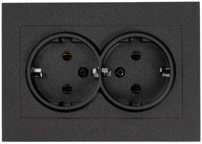 Розетка Ovivo Grano 400-170300-907 (черный)