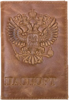 Обложка на паспорт Poshete 681-OP0440320-BRW (коричневый) - 