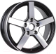 Миниатюра изображения товара Литой диск NZ R-02 17x7" 5x114.3мм DIA 54.1мм ET 45мм BKF