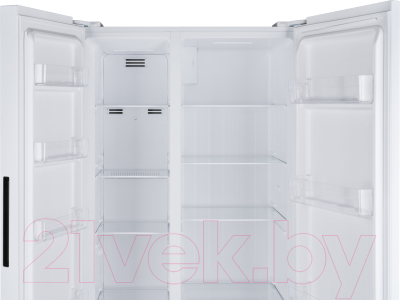 Холодильник с морозильником Weissgauff WSBS 501 NFW