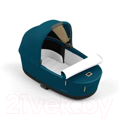 Детская универсальная коляска Cybex Priam IV 2 в 1 (Mountain Blue/Chrome Frame)