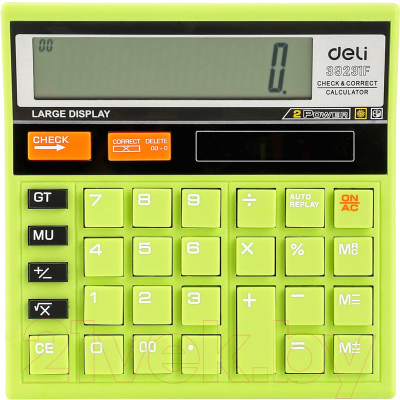 Калькулятор Deli Rio / 39231FGREEN (салатовый)