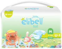

Подгузники-трусики детские Elibell, Active M 6-11кг