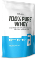 Протеин BioTechUSA 100% Pure Whey  (1кг, темный бисквит) - 